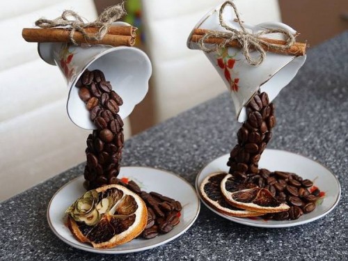 Cách làm thác nước từ cà phê