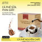 Cà phê sữa phin giấy 