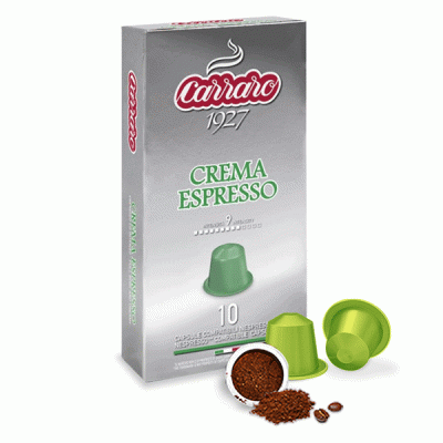 Combo 2 hộp cà phê viên nén Carraro Crema Espresso