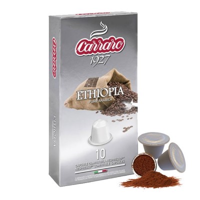Combo 2 hộp cà phê viên nén Carraro Single Origin Ethiopia